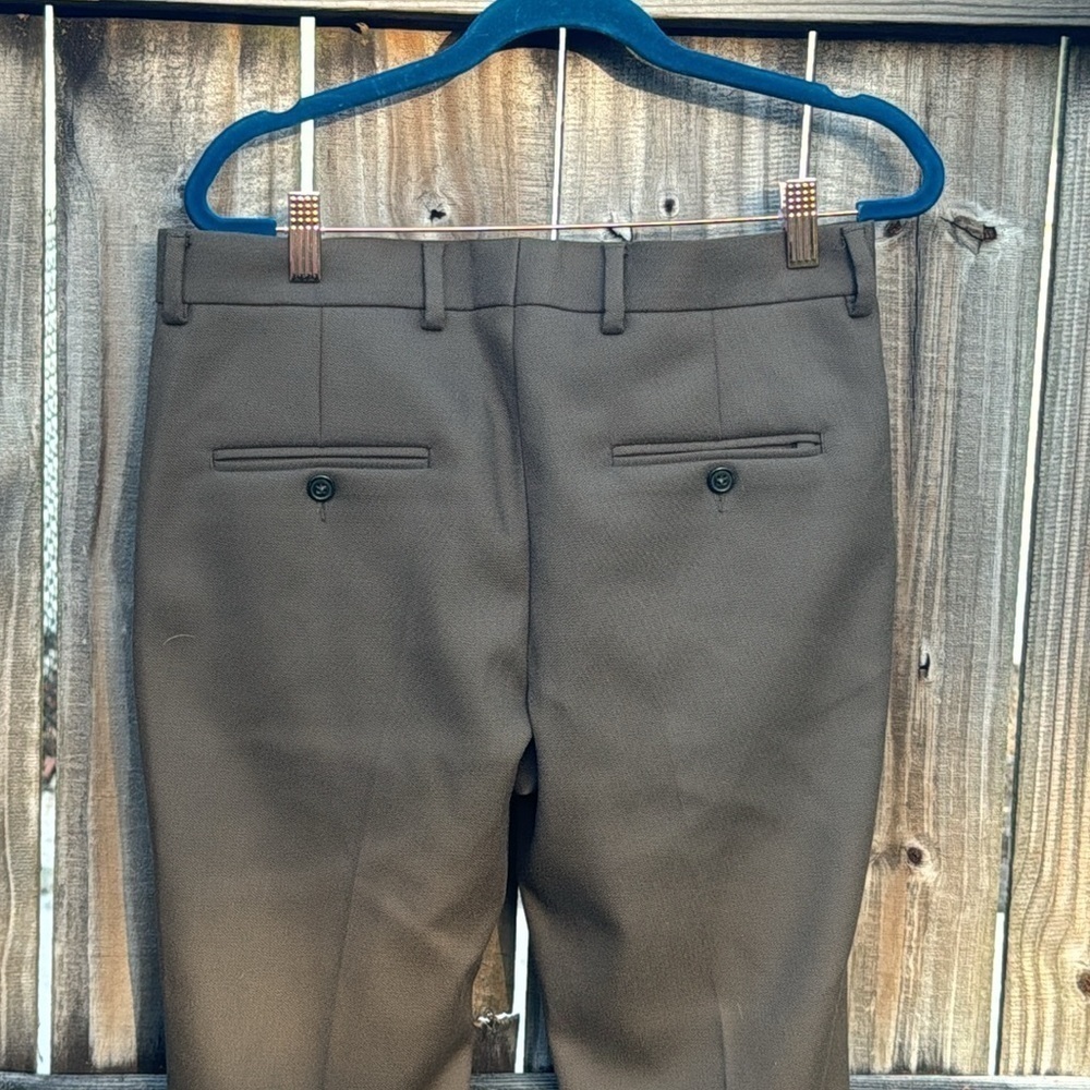 The Kooples olive green slacks, size 46 (US 10) - Picture 3 of 5